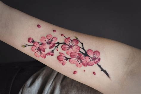 Discret Fleur De Cerisier Tatouage Minimaliste 40 idées de tatouage de fleurs. Quelle est leur signification? - Mode et  Beauté, Tatouage - ZENIDEES | Tatouage fleur, Bonnes idées de tatouage,  Tatouage de fleurs de cerisier